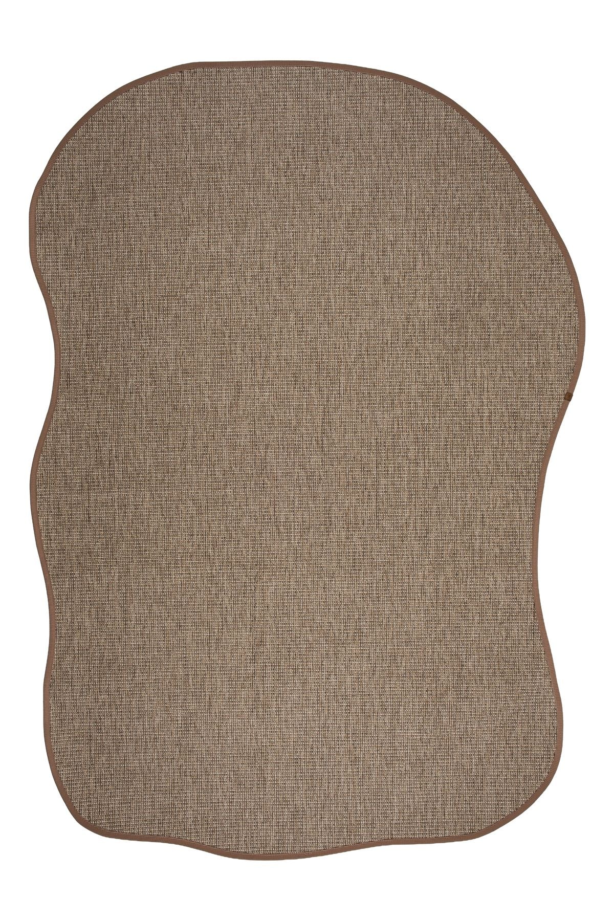Canvas 3 Judy JD03 Sand Cotton Bordure 04 Dark Beige Amorf Sisal Halı