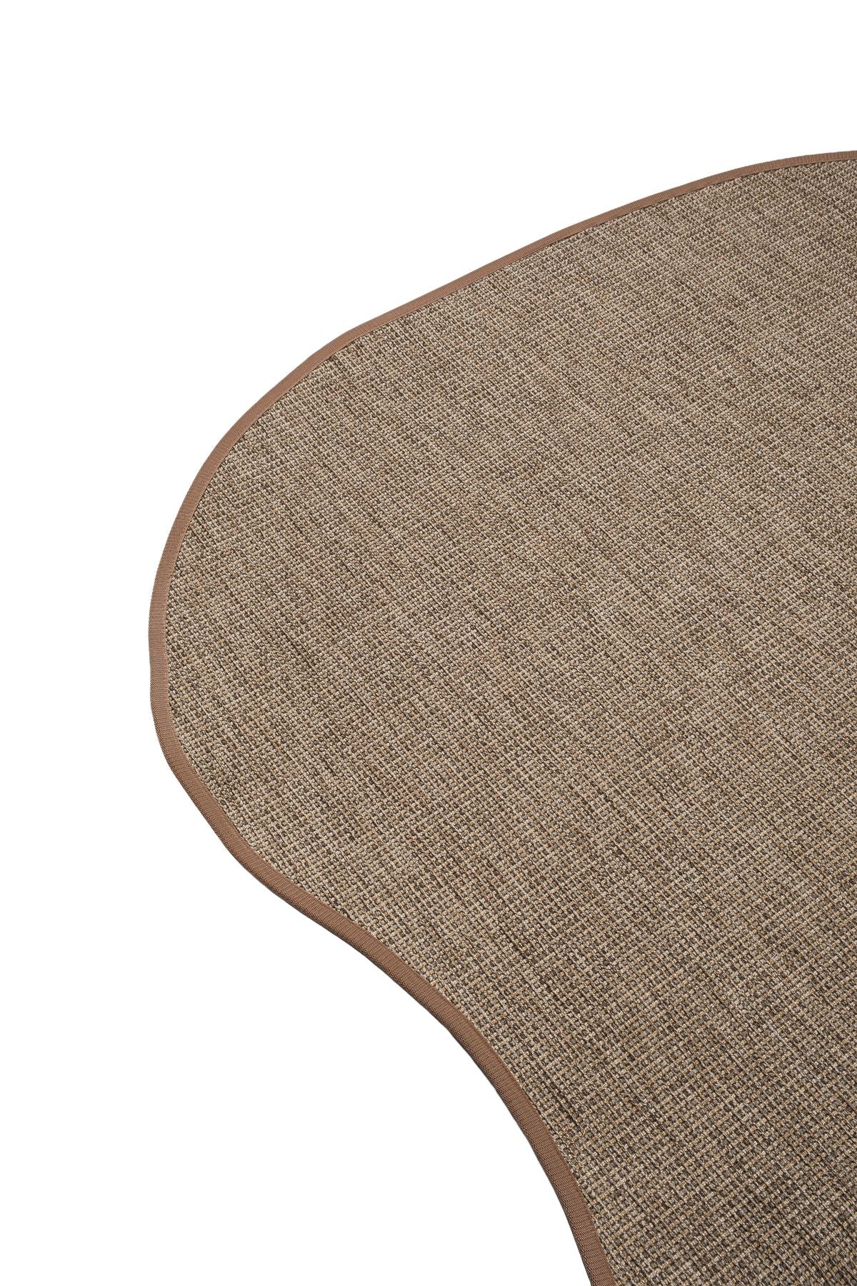 Canvas 3 Judy JD03 Sand Cotton Bordure 04 Dark Beige Amorf Sisal Halı