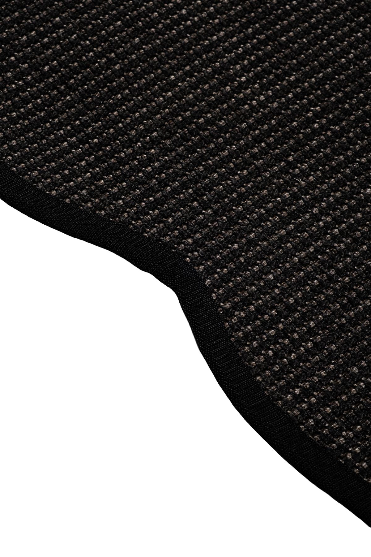 Canvas 4 Suit SU04 Anthracite Cotton Bordure 10 Black Amorf Sisal Halı