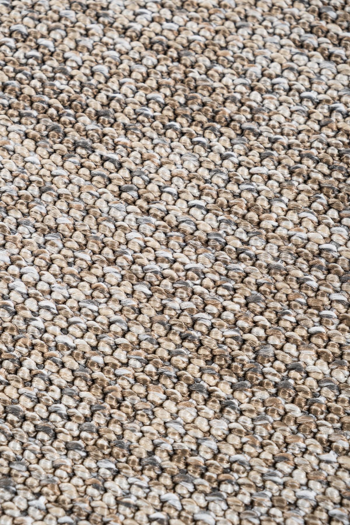 Canvas 4 Judy JD02 Natural Cotton Bordure 08 Anthracite Amorf Sisal Halı