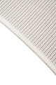 Canvas 3 Suit SU01 Cream Cotton Bordure 01 White Amorf Sisal Halı