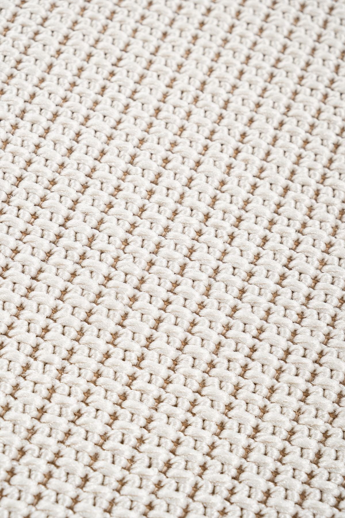 Canvas 3 Suit SU01 Cream Cotton Bordure 01 White Amorf Sisal Halı