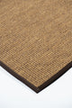 Suit SU05 Brown Biye 06 Dark Brown Doğal Sisal Halı