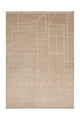 Luca LC03 Beige Plush Textured Soft Living Room Carpet