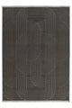 Luiz LZ04 Anthracite Scandinavian Patterned Modern Living Room Carpet