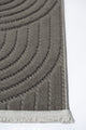 Luiz LZ04 Anthracite Scandinavian Patterned Modern Living Room Carpet
