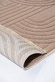 Luiz LZ03 Mink Scandinavian Patterned Modern Living Room Carpet