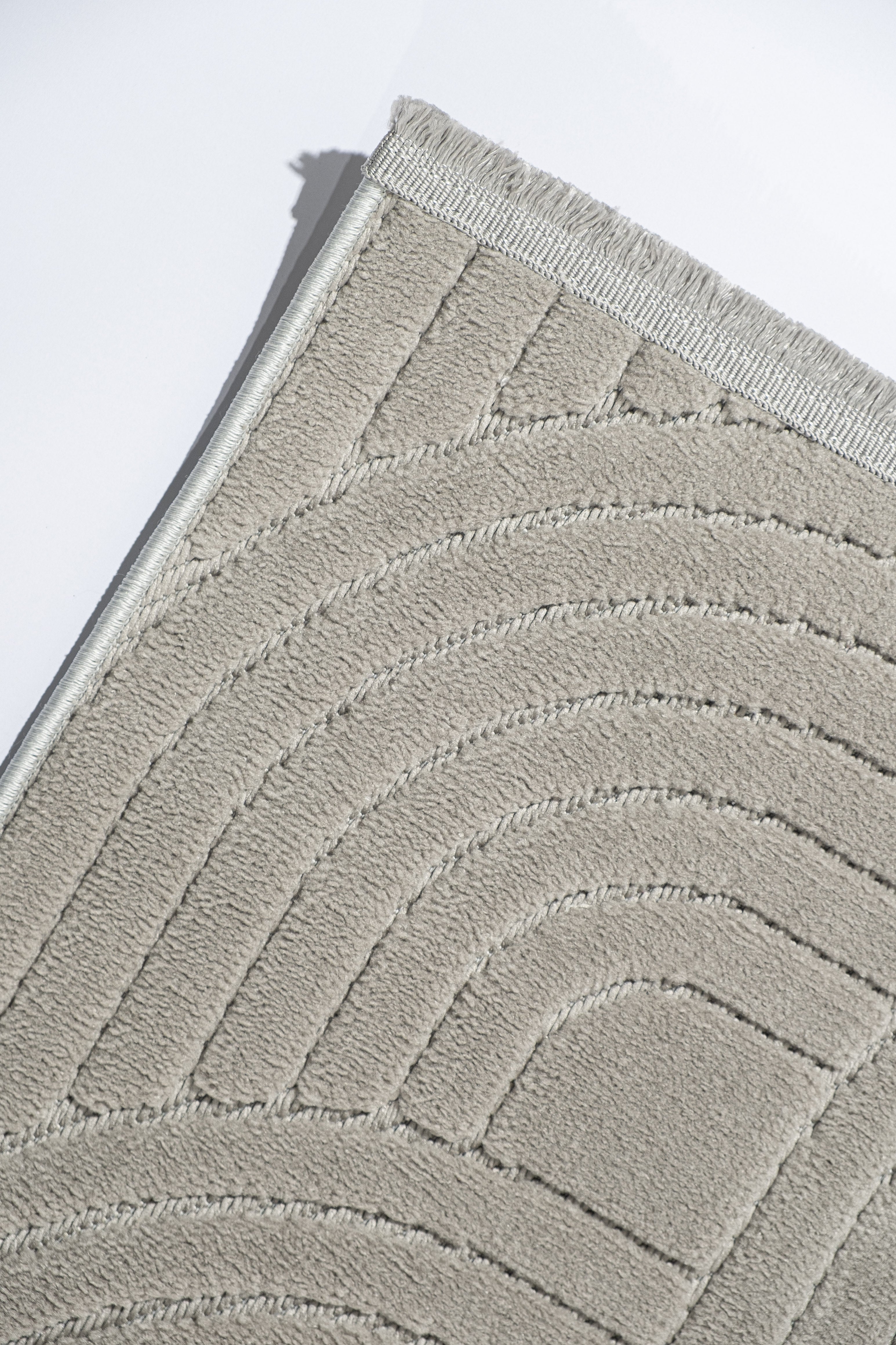 Luiz LZ02 Grey İskandinav Desenli Modern Salon Halısı