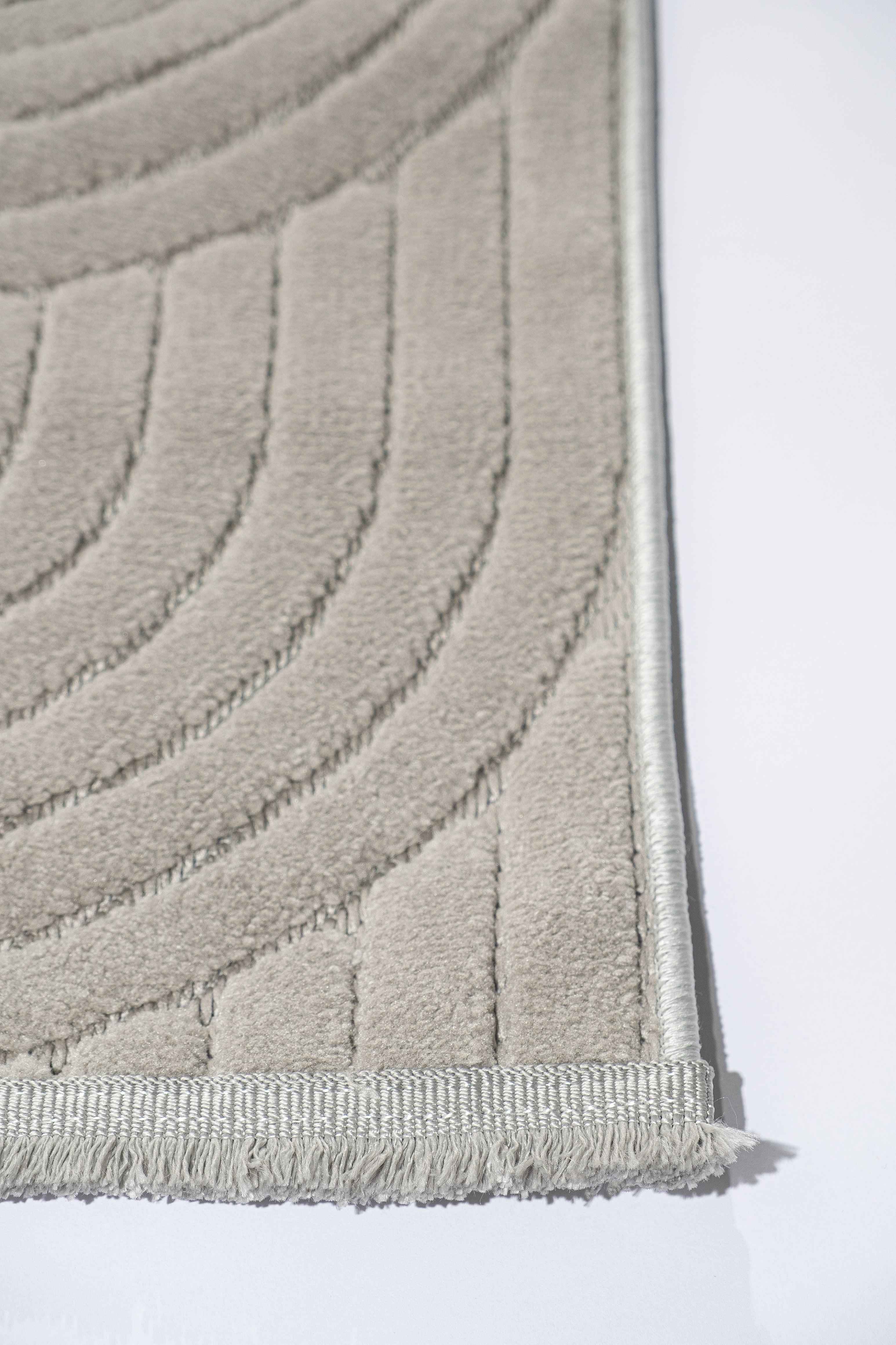 Luiz LZ02 Grey İskandinav Desenli Modern Salon Halısı