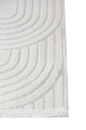Luiz LZ01 Cream Scandinavian Patterned Modern Living Room Carpet