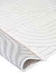 Luiz LZ01 Cream Scandinavian Patterned Modern Living Room Carpet