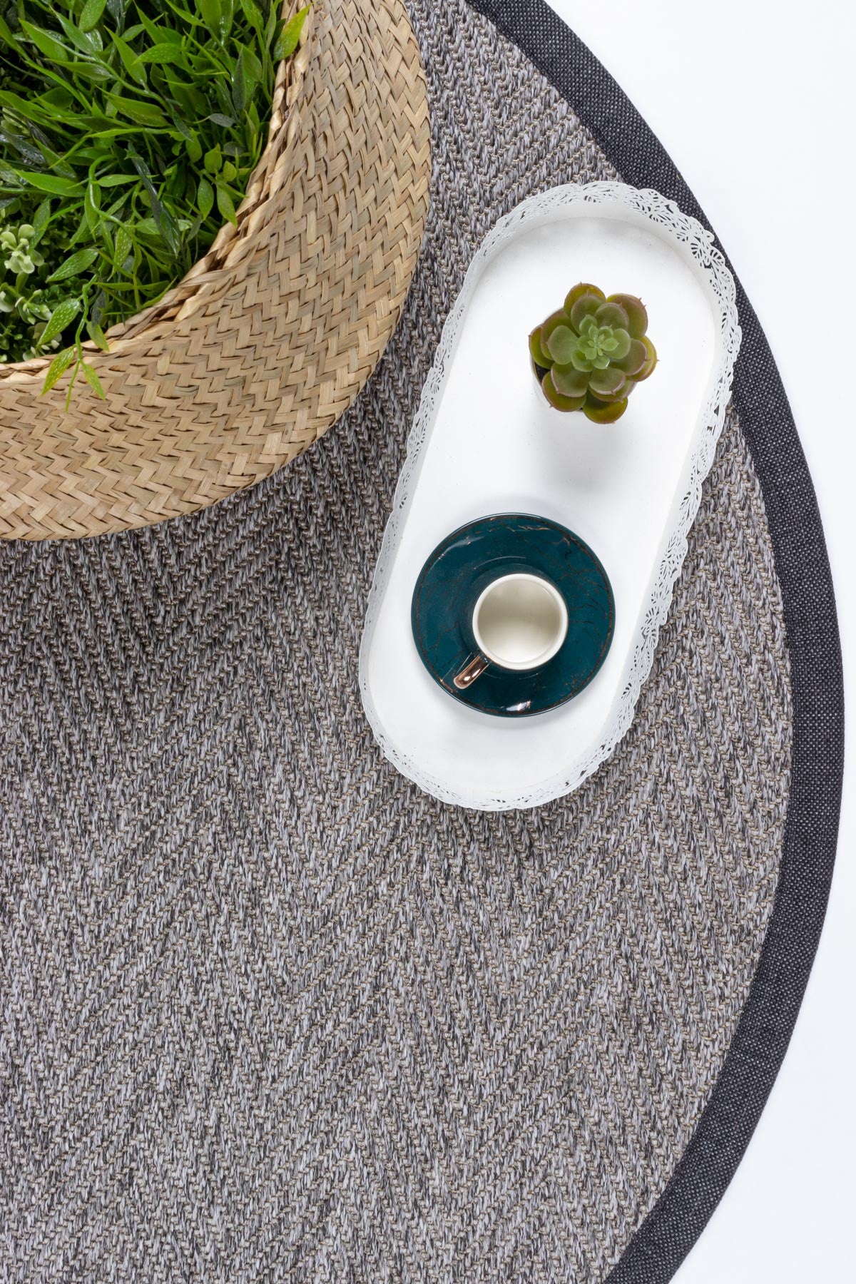 Jutte 06MY404 Round Natural Jute Sisal Rug