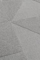 Sidney SDY04 Grey Round Plush Textured Living Room Machine Carpet