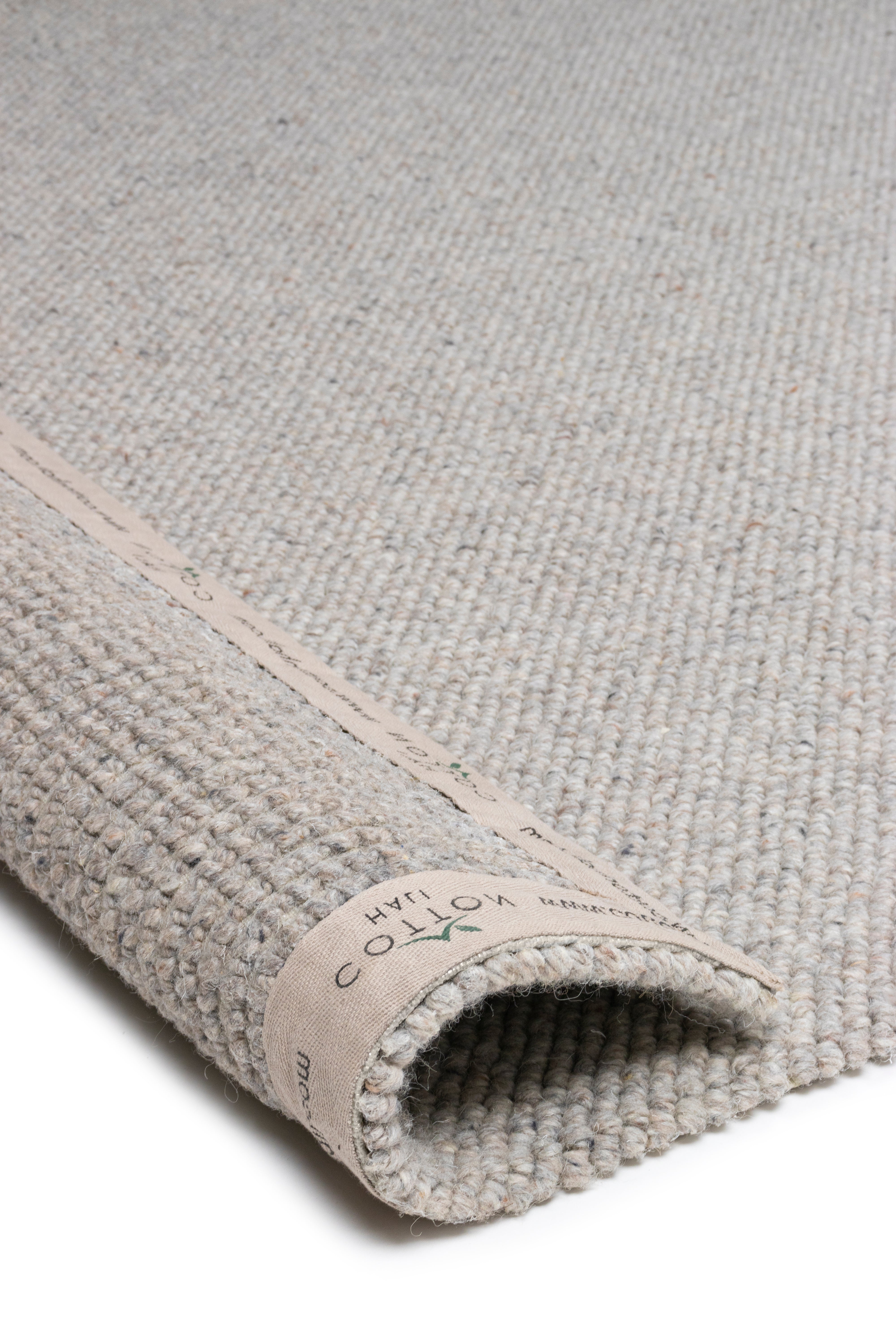 Woolon WL 01 Gray Natural Wool Carpet