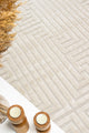 Pier PR01 Cream İskandinav Desenli Modern Salon Halısı