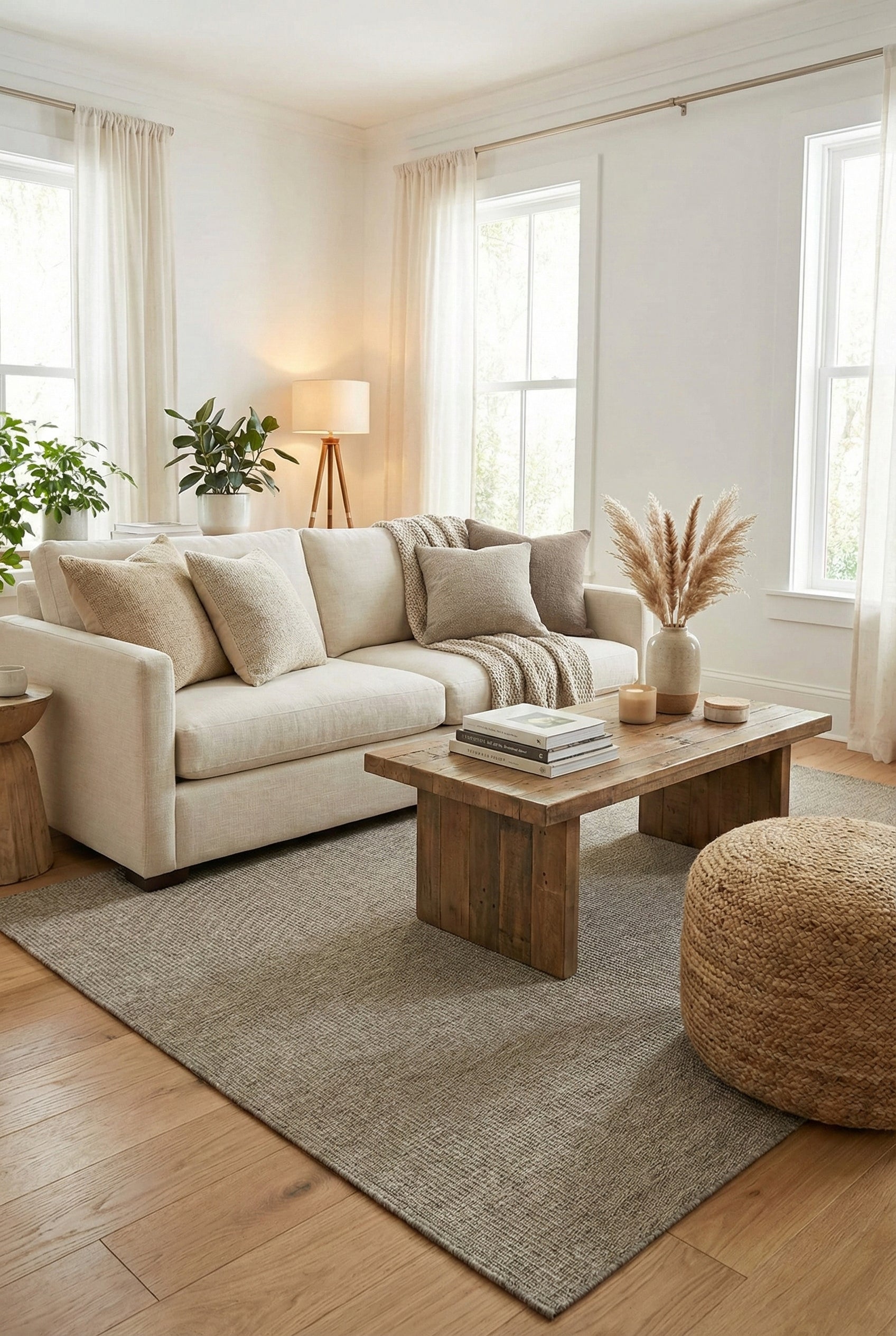 Judy JD 02 Natural Salon Koridor Mutfak Sisal Halı