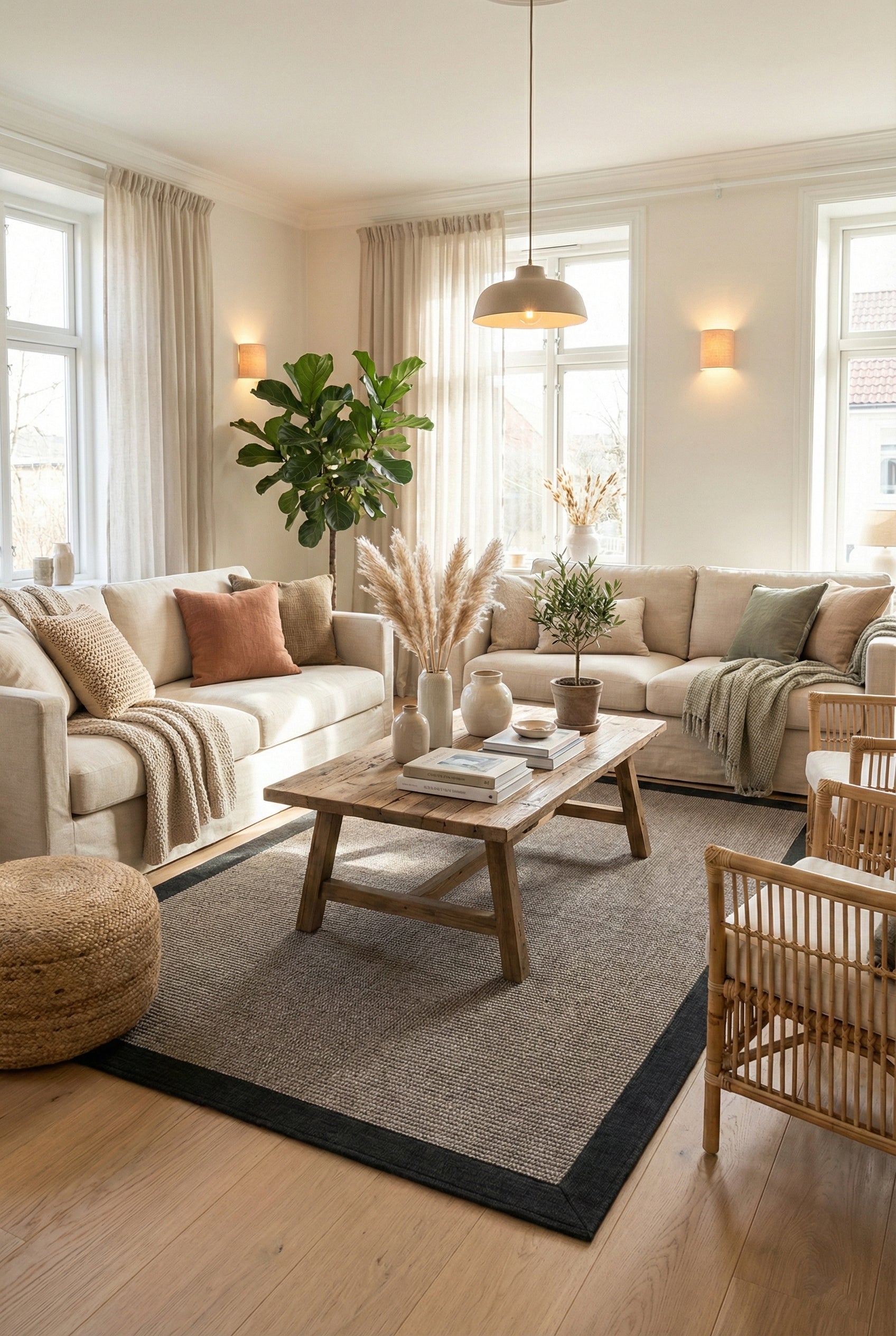 Jutte 04 M-406 Stone Doğal Jüt Sisal Halı