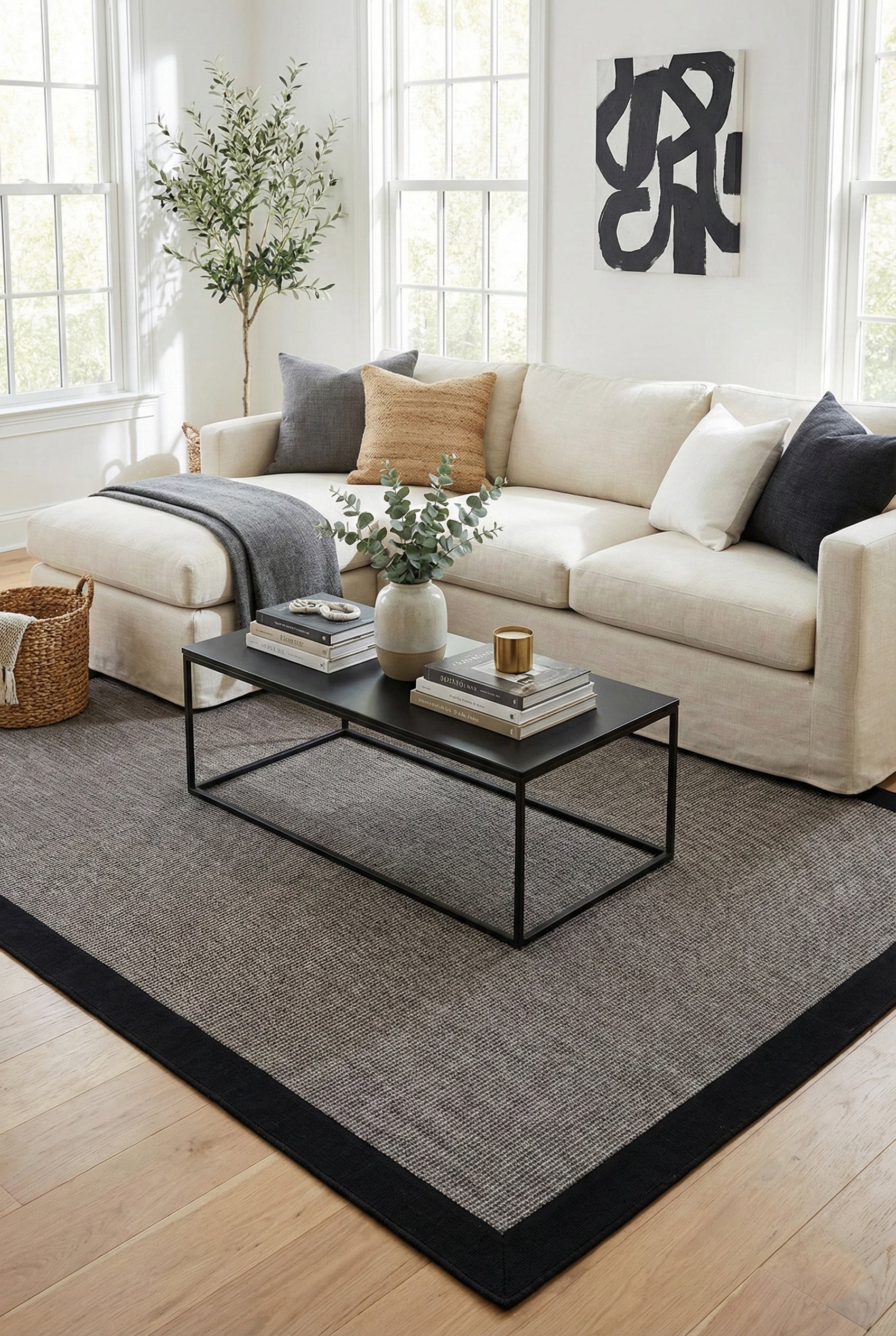 Jutte 09 SK Brown Doğal Jüt Sisal Halı