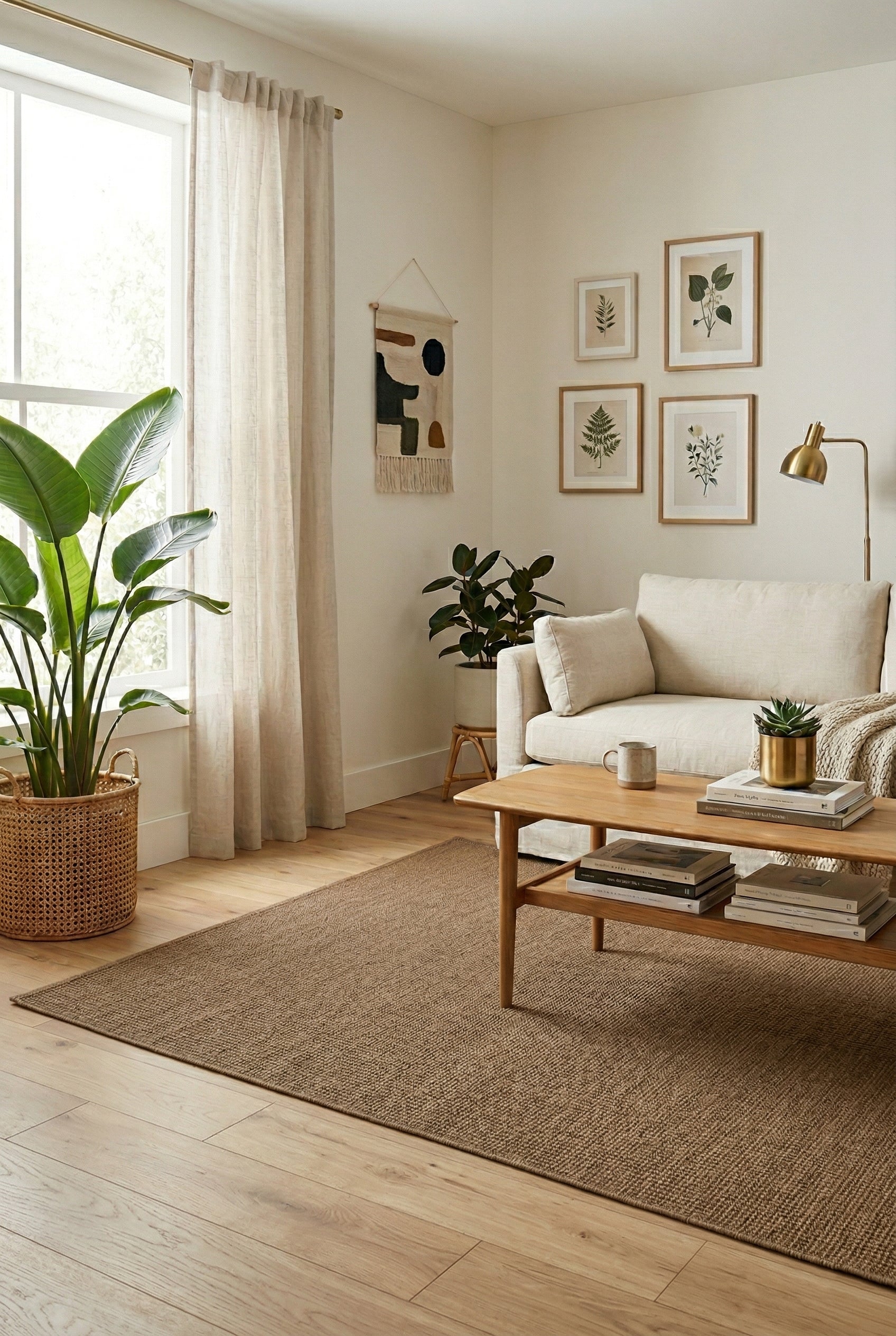 Suit 05 Brown Doğal Sisal Halı