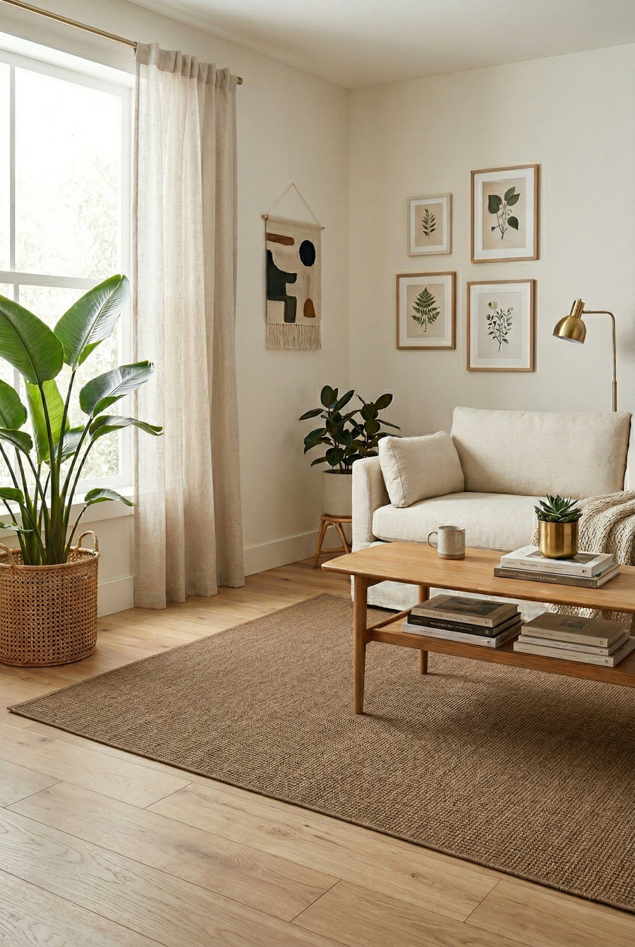 Suit 05 Brown Doğal Sisal Halı